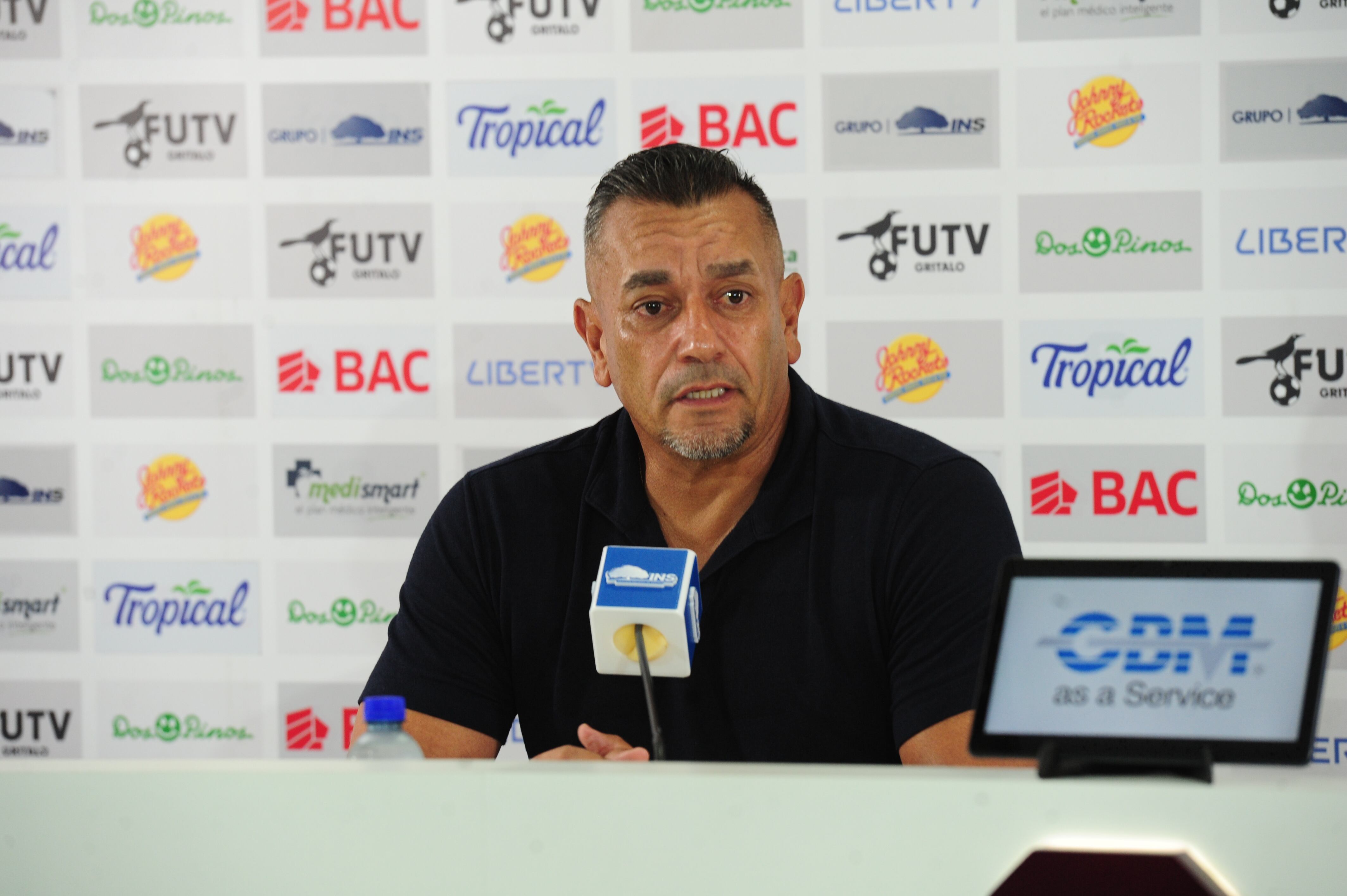 09/10/2024 conferencia de prensa presentación del director técnico del saprissa José Giacone . Fotografía: Marvin Caravaca