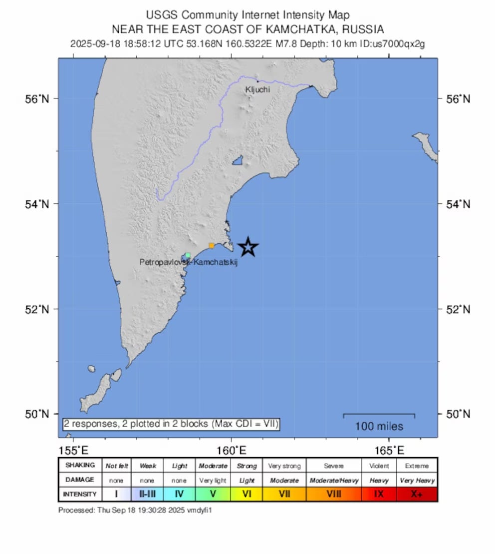Sismo 7,8 sacude Kamchatka: alerta de tsunami y lo que se sabe hasta ahora