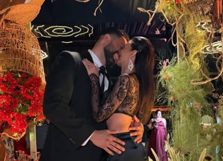 Verónica González y su pareja Kenneth Flores.
