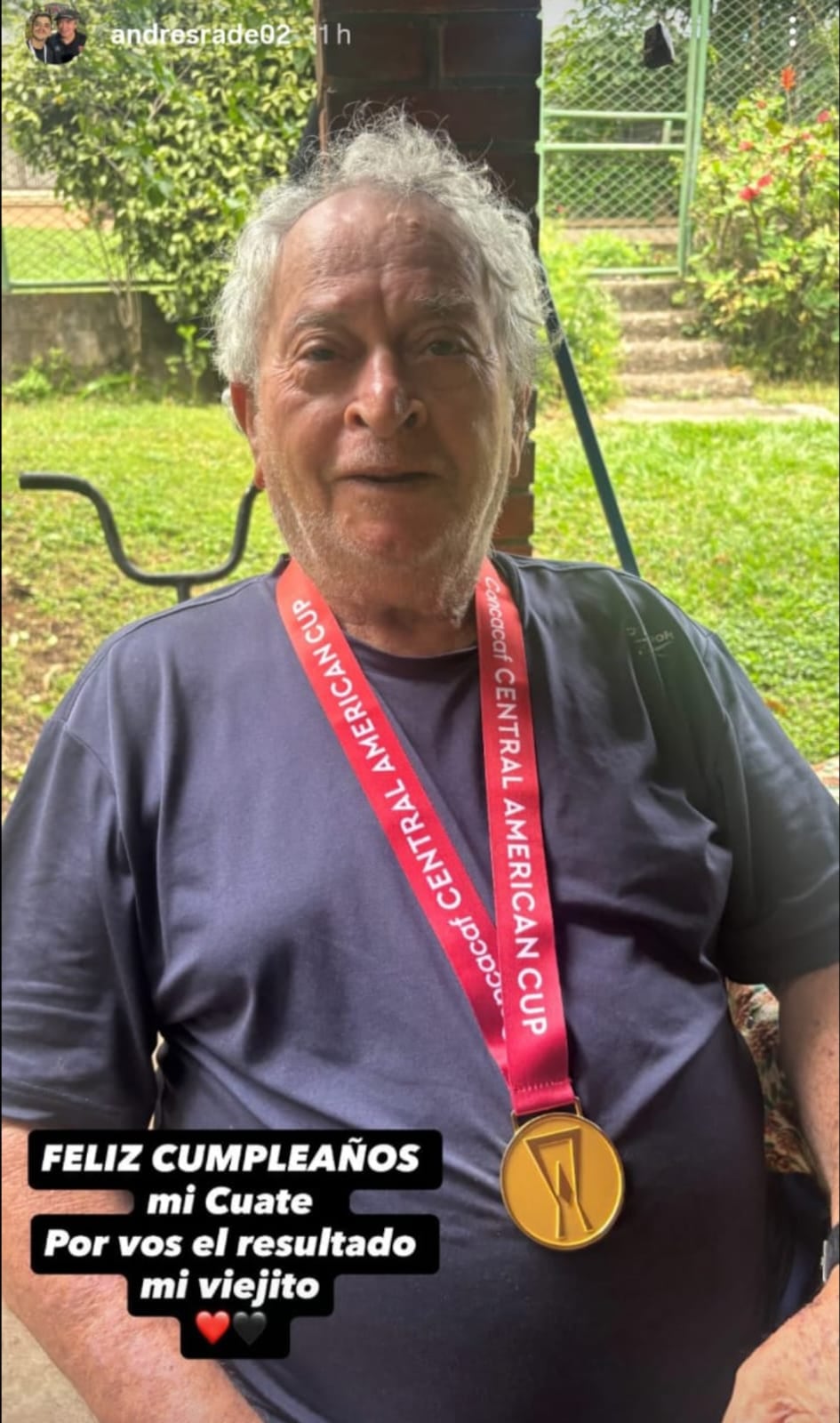 Hijo de Óscar Ramírez le dedicó un mensaje a su abuelo tras el empate ante LAFC y su cumpleaños