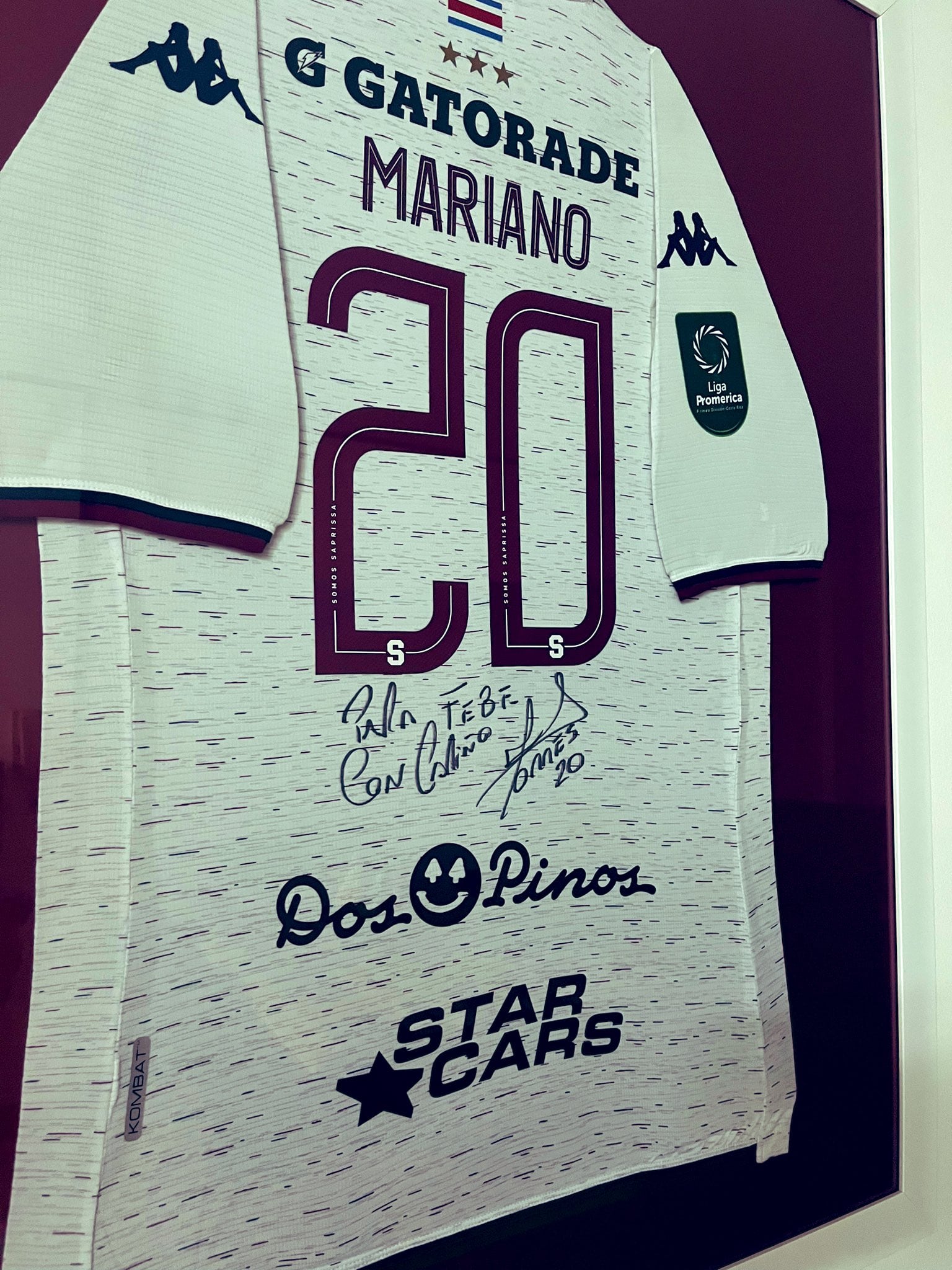 Con esta foto Febe Cruz causó la envidia de muchos aficionados del Saprissa.