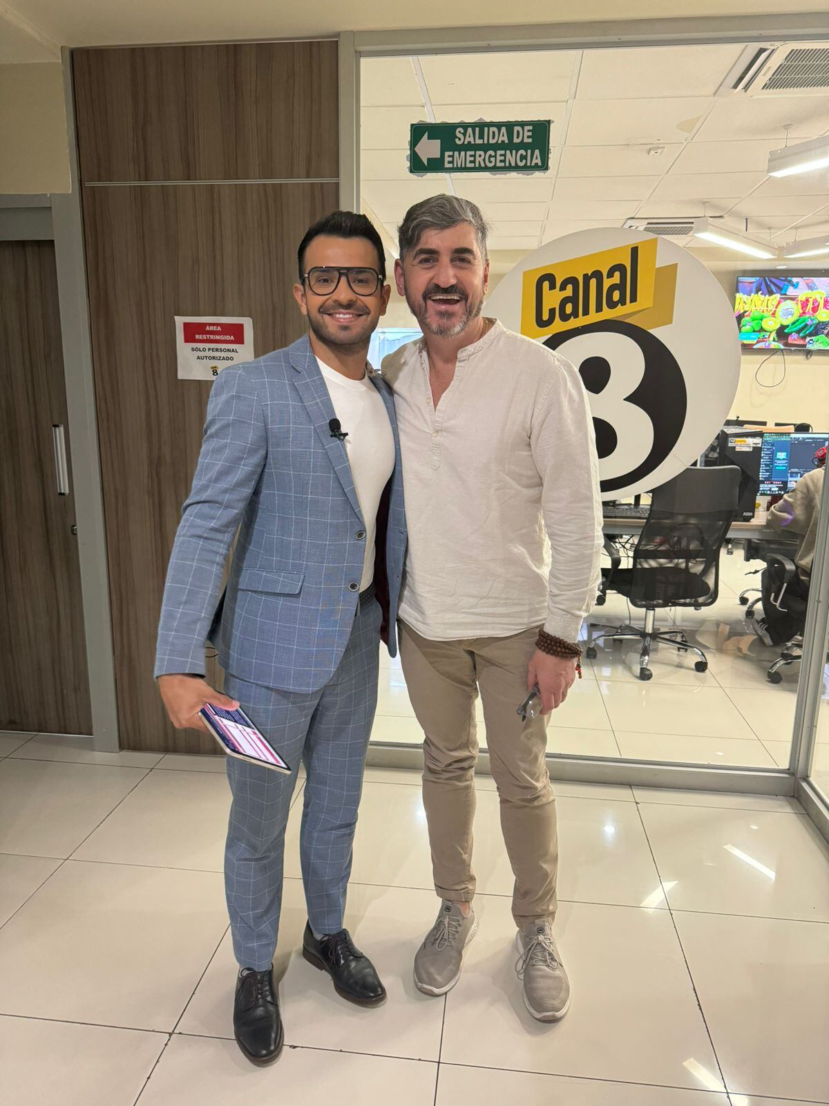 Sergio González, canal 8