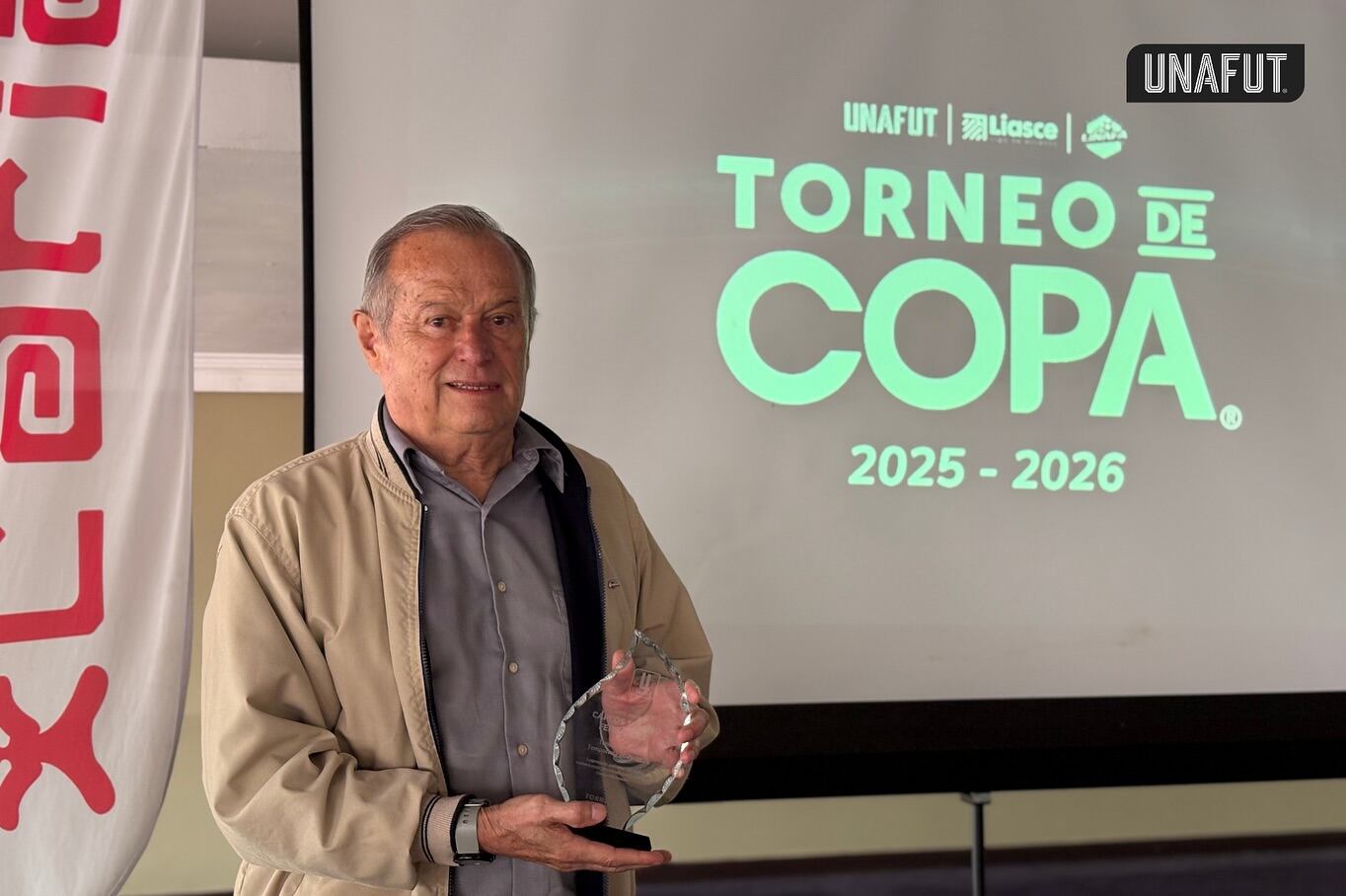 Carlos Solano, exgoleador histórico del Saprissa es el dedicado del torneo de Copa 2025-2026. Facebook Unafut.