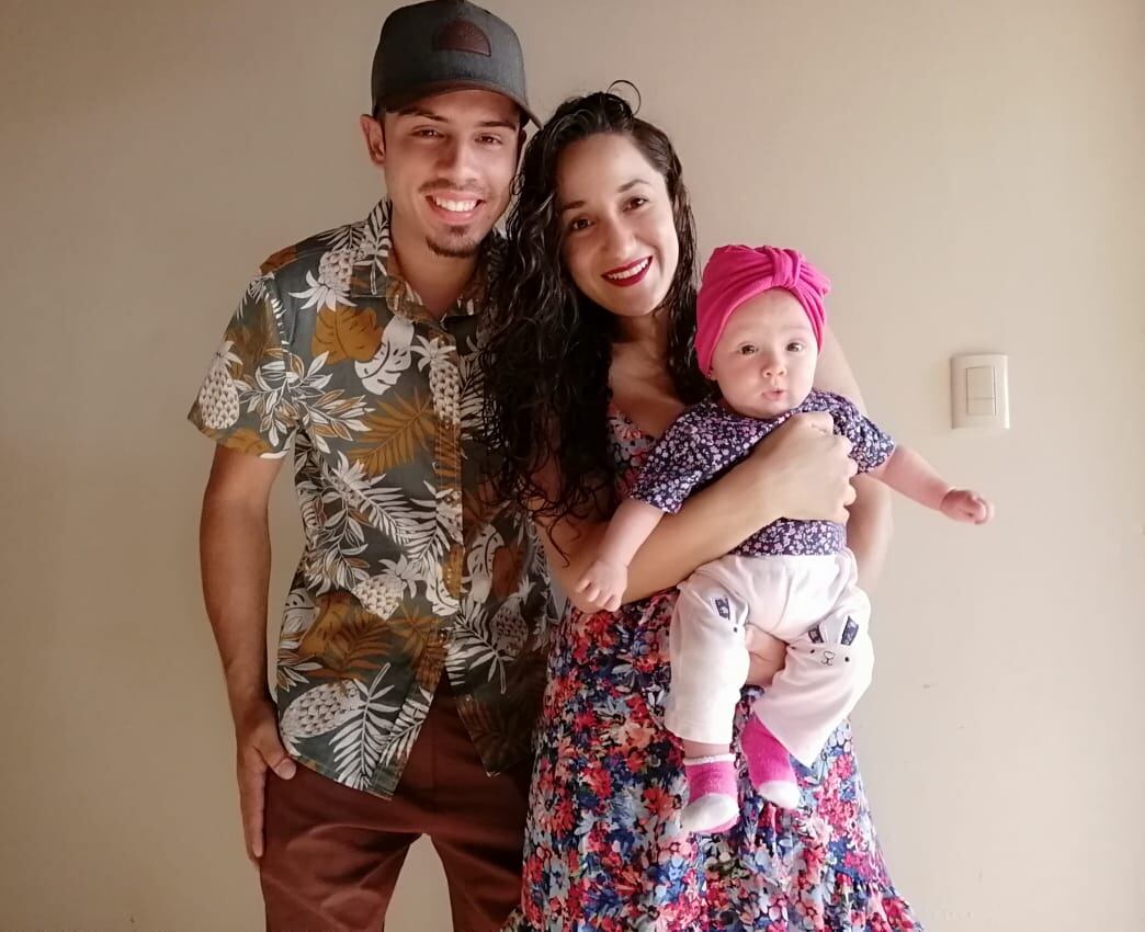 Verónica Miranda Gutiérrez y Jeiko Carballo Zumbado, tuvieron el 6 de octubre del 2020 a Nahara Carballo Miranda