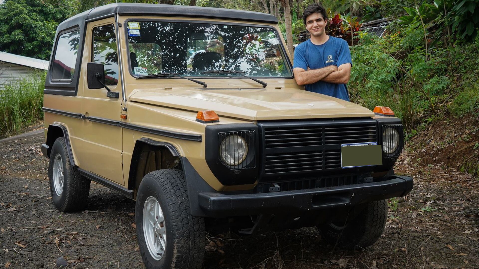 Remodelan el papamóvil en Costa Rica