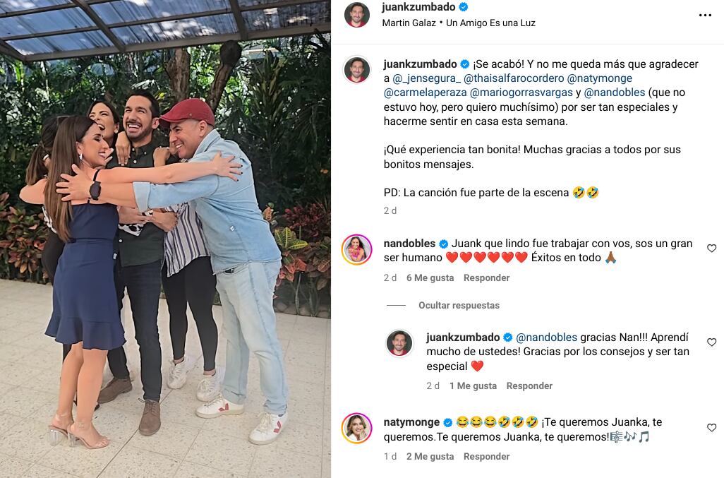 Juan Carlos Zumbado, periodista y presentador de canal 7.