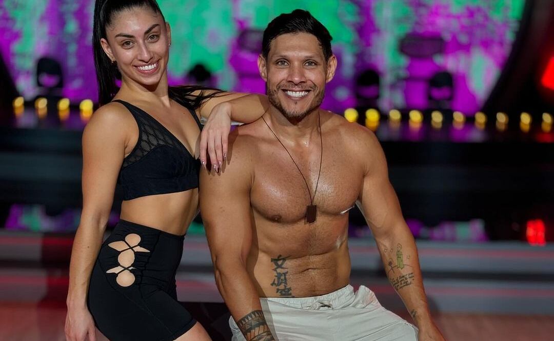 Berny Madrigal y su bailarina Alhana Morales en la primera temporada de Mira quién baila