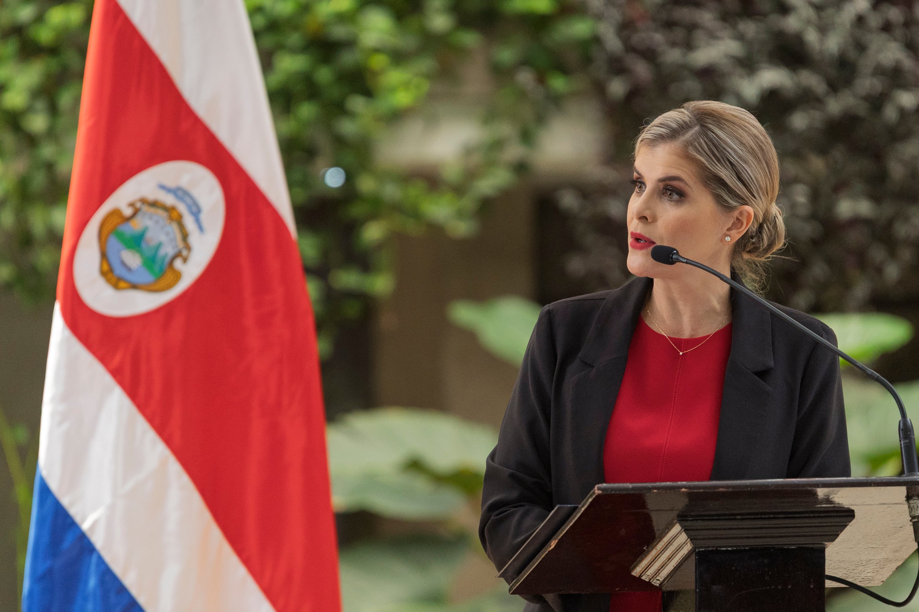22/06/2026, San José, Casa Presidencial, conferencia de prensa de la presidenta Laura Fernández junto al ministro de Hacienda Rodrigo Chaves.