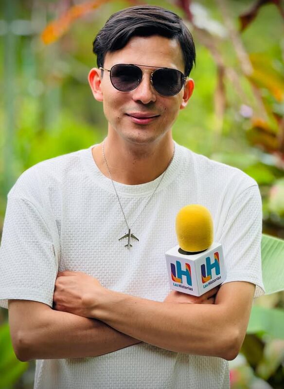 Felipe Loaiza, periodista de Informe 11 Las Historias, de canal 11.