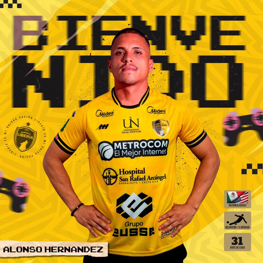 Alonso Hernández  defenderá los colores de Liberia.