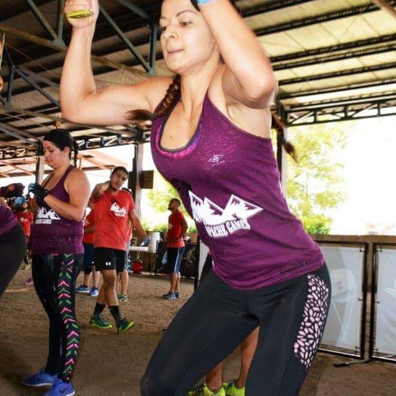 Kimberly Soto, exreina de belleza, entrenadora y exparticipante de Guerreros de Repretel.