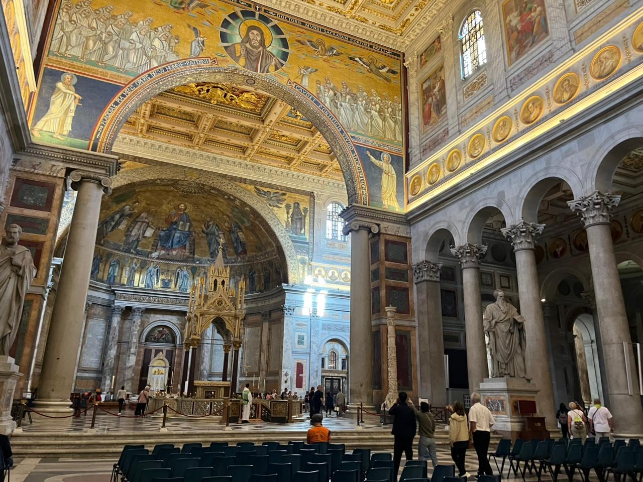 Basílica de San Pablo Extramuros. Foto Ricardo Silesky.