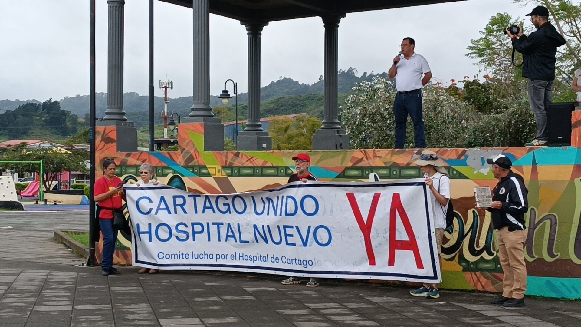 Nuevo hospital de Cartago. Hospital Max Peralta de Cartago. Manifestación sábado 9 de noviembre 2024.