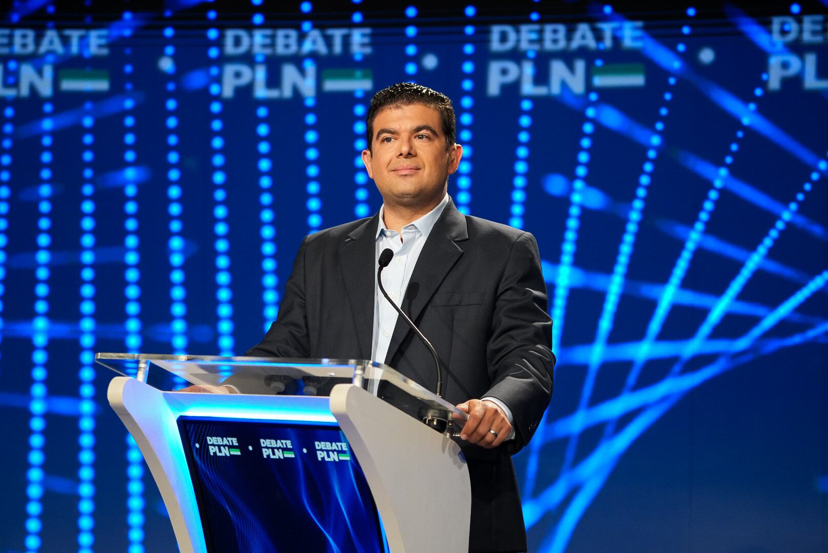 31/03/2025. Debate del PLN. Repretel, San José. Fotografía: Lilly Arce