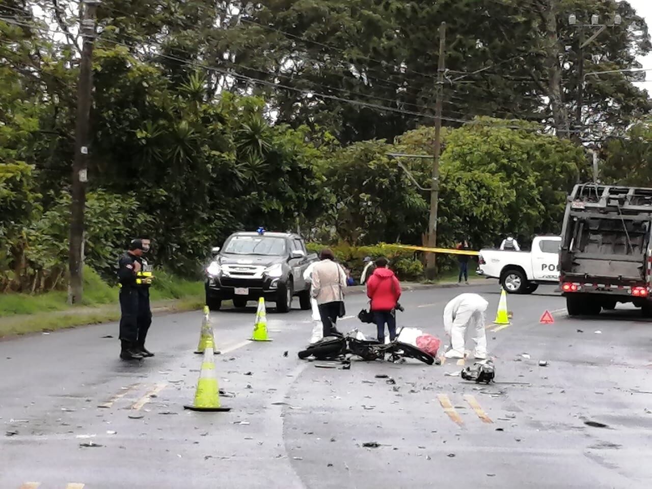 Alexander Vagliengo Gabriel, motociclista fallecido en choque en Caballo Blanco de Cartago. Foto Keyna Calderón.