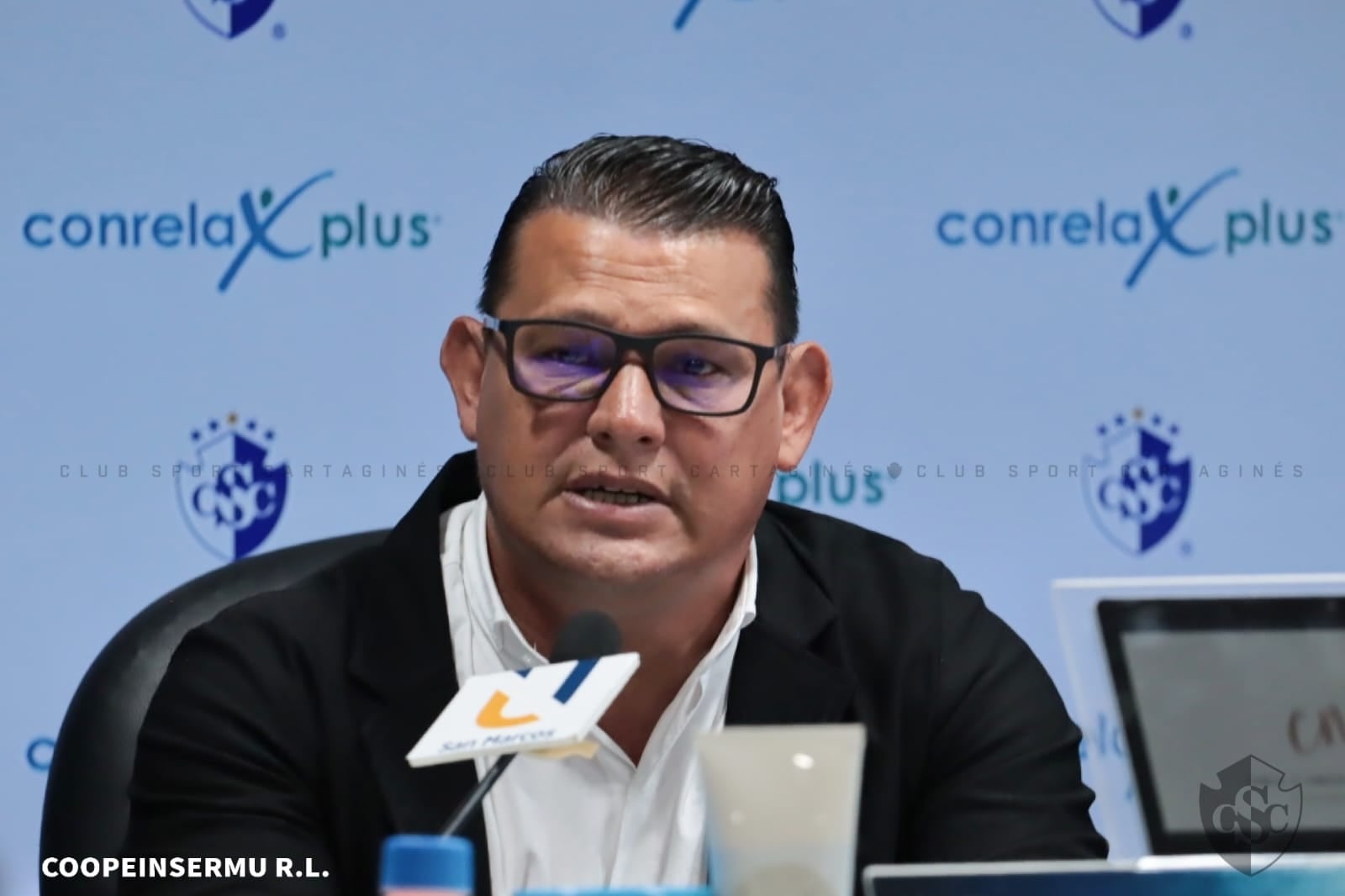 Cartaginés anunció este miércoles la salida del técnico Géiner Segura del cuadro brumoso. Prensa CSC.