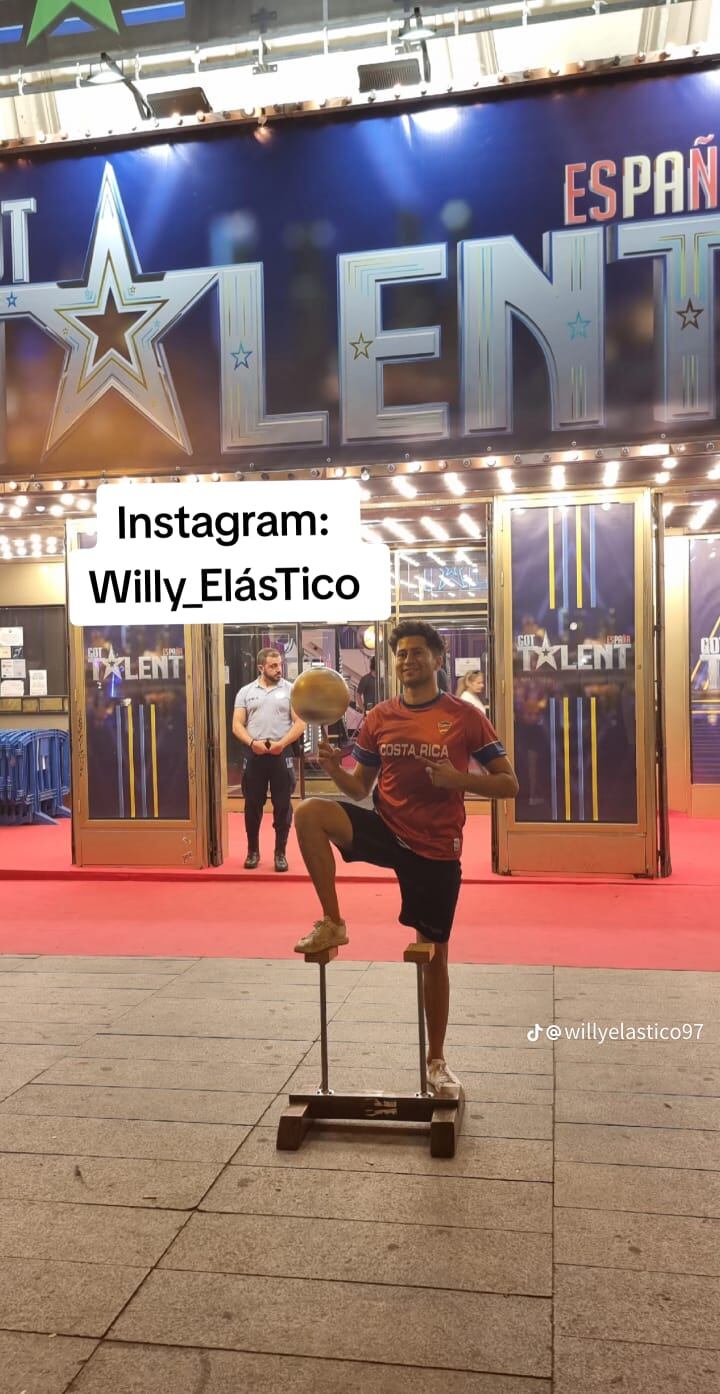 Willy Elástico cumpliendo sueños