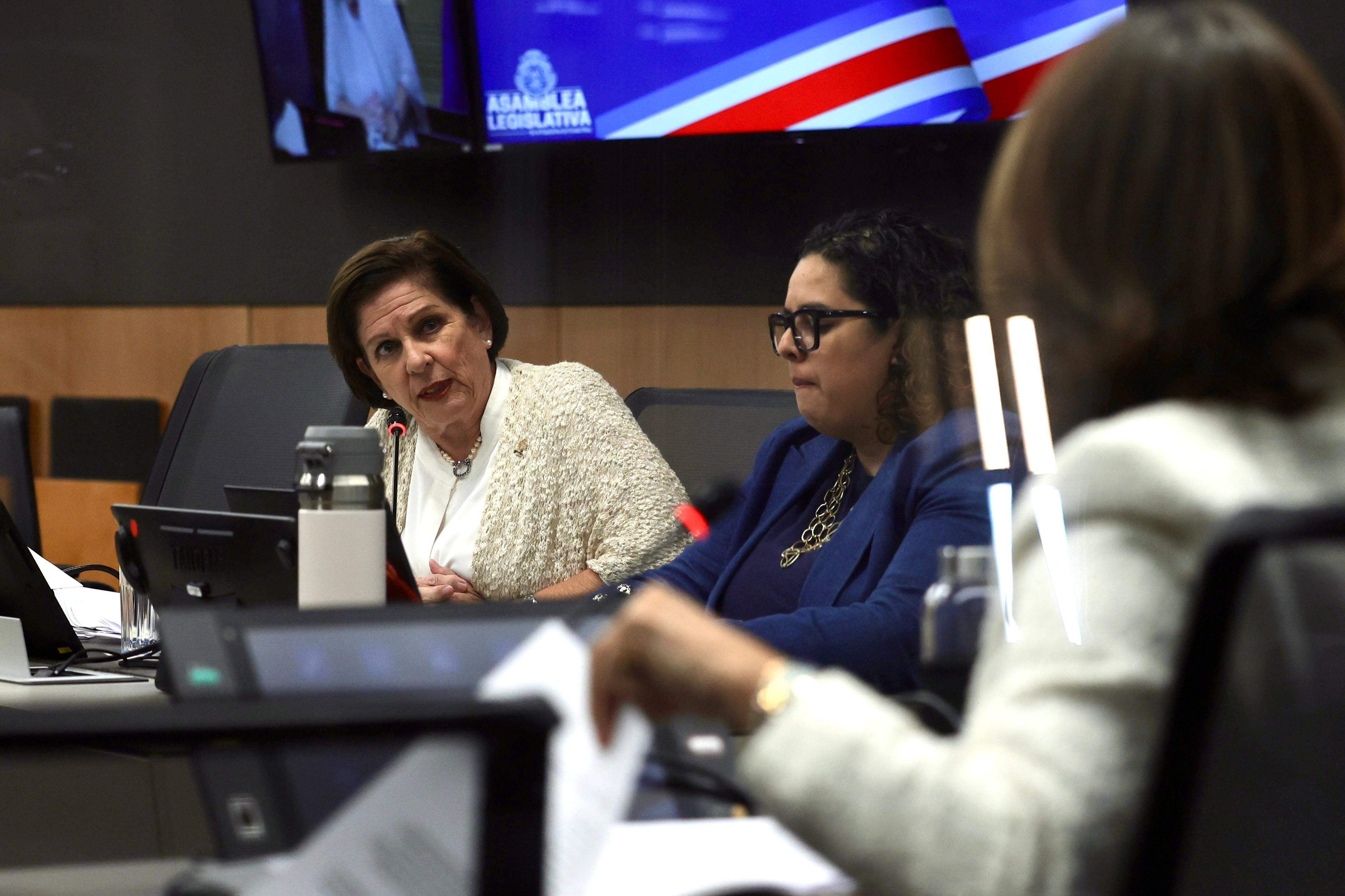 14/08/2025, San José, Asamblea Legislativa, comparecencia de la ex presidente de la república Laura Chinchilla en la comisión de Seguridad y Narcotráfico.