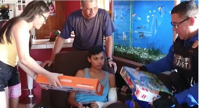 José Miguel Jiménez, joven que sobrevivió a fatal accidente ocurrido en Tárcoles de Garabito el 21 de diciembre de 2019. Foto cortesía.