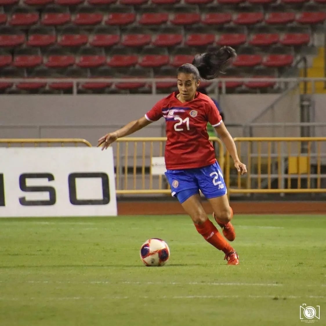 Viviana Chinchilla, mediocampista de Alajuelense. Cortesía.