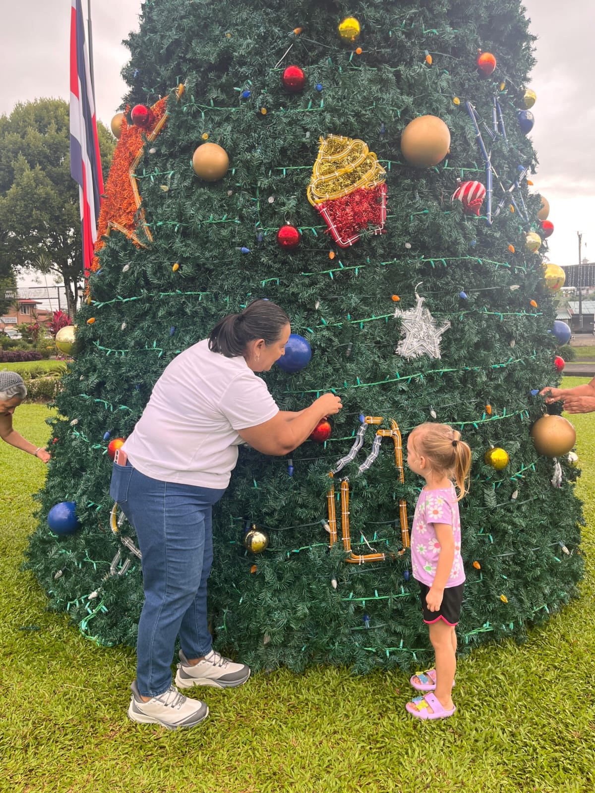 En La Fortuna de San Carlos la Navidad se adelantó. Este sábado 15 de noviembre, a partir de las 6:00 p.m., el Parque Central se transformará en un espectáculo de luz y color con la tradicional iluminación navideña