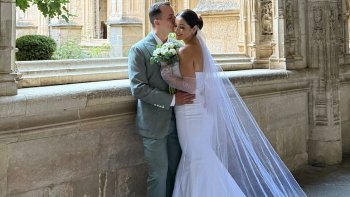 Shirley Álvarez llevó a su boda zapatos que cuestan un ojo de la cara