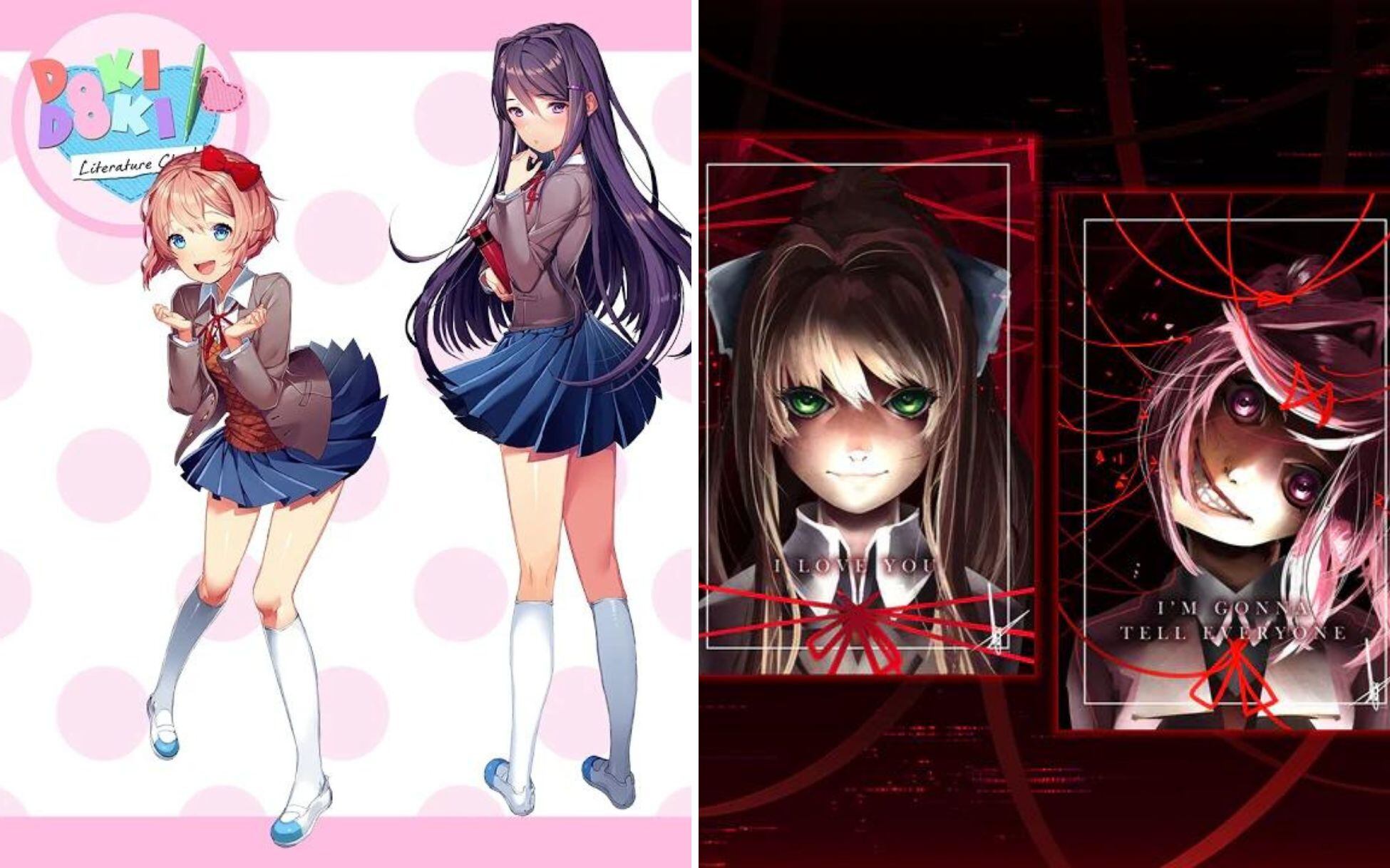 PS Plus no se guardó nada para este Halloween e incluyó Doki Doki Literature Club, uno de los juegos de terror más infravalorados de los últimos años. Foto: Team Salvato.