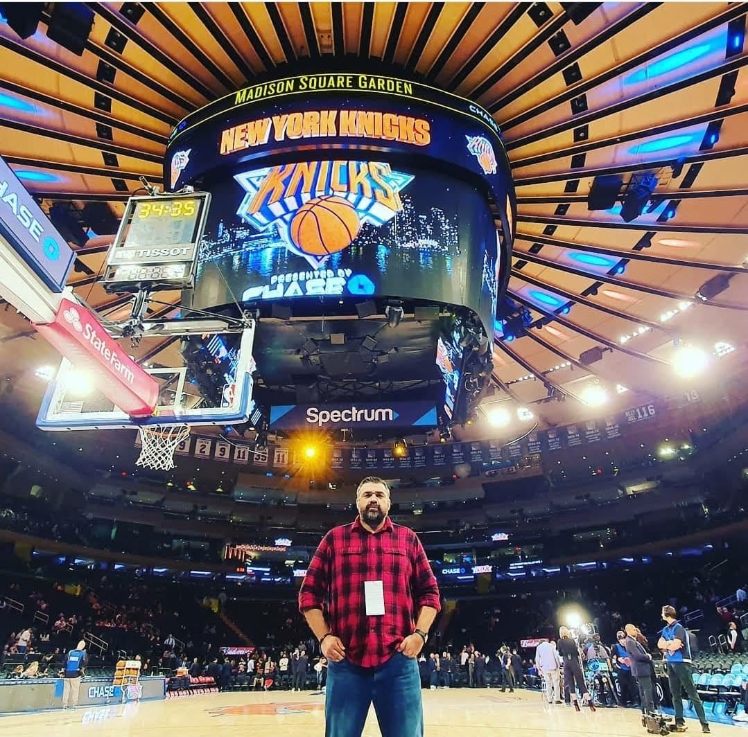 Royrán Arias describe al Madison Square Garden de Nueva York como la meca del baloncesto.