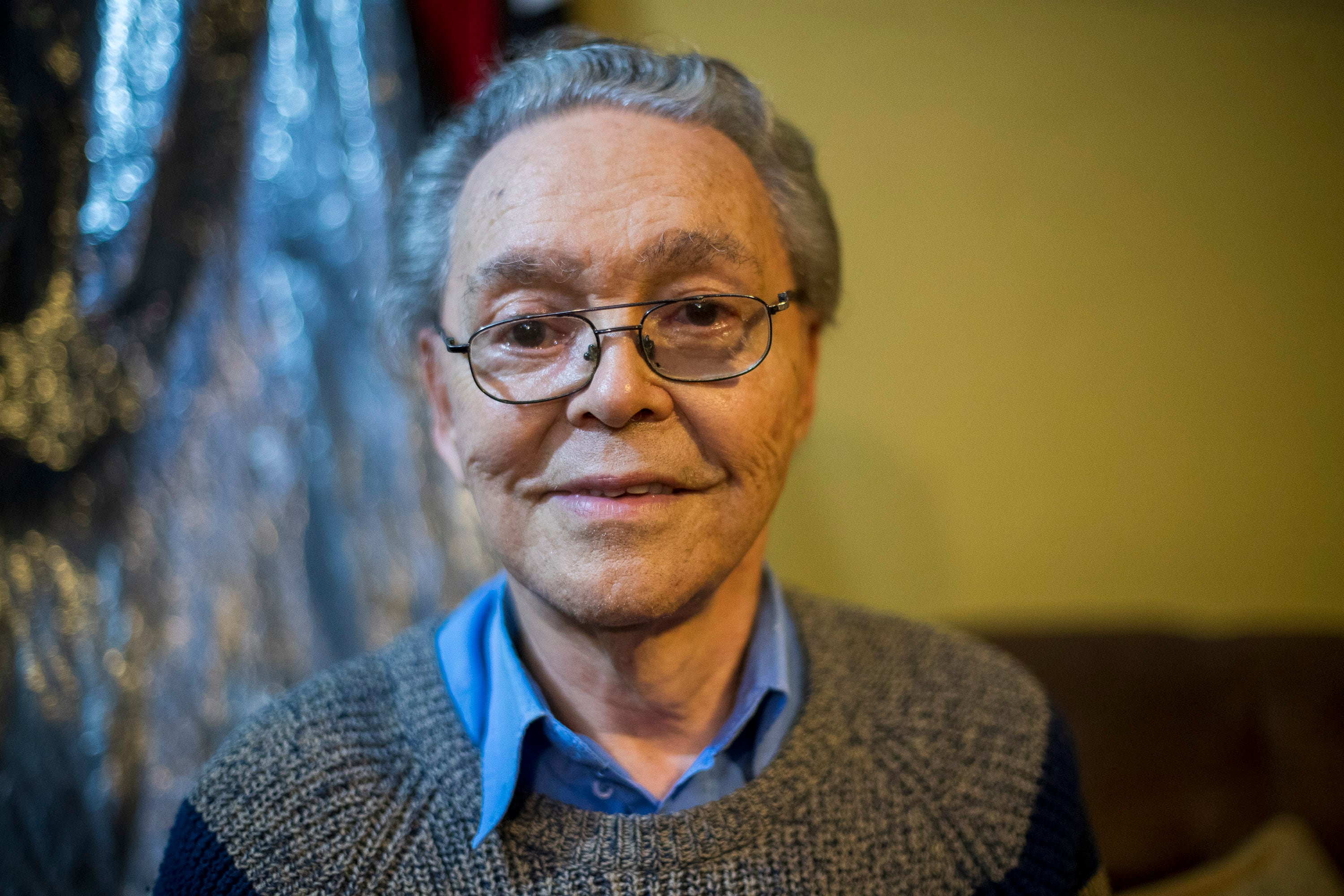 Primer plano de Lucho Barahona