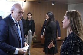 Esto dijo Yara Jiménez sobre su encuentro con Orlando Aguirre, presidente de la Corte