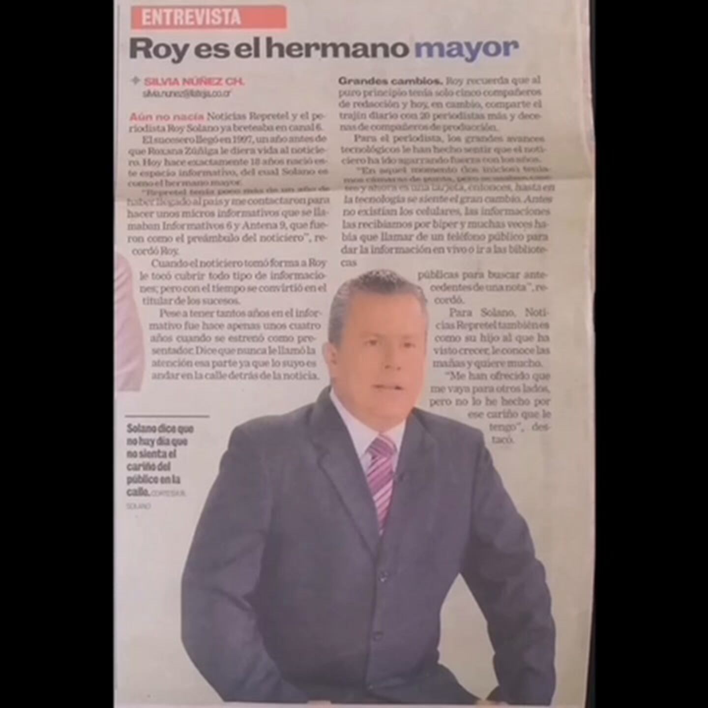 Así recuerda la familia de Roy Solano al periodista en los 8 meses de su  partida