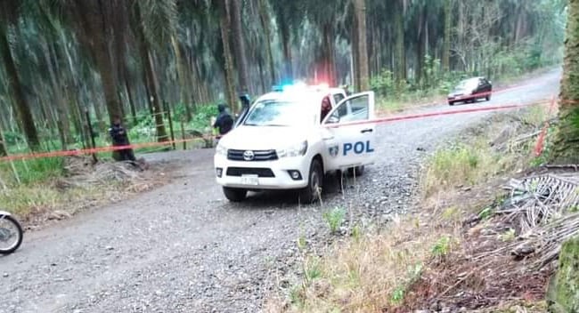 Hallazgo de cuerpo en Quepos. Foto cortesía.