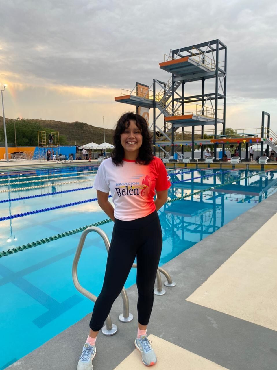 Beatriz Padrón, nadadora costarricense. Cortesía.