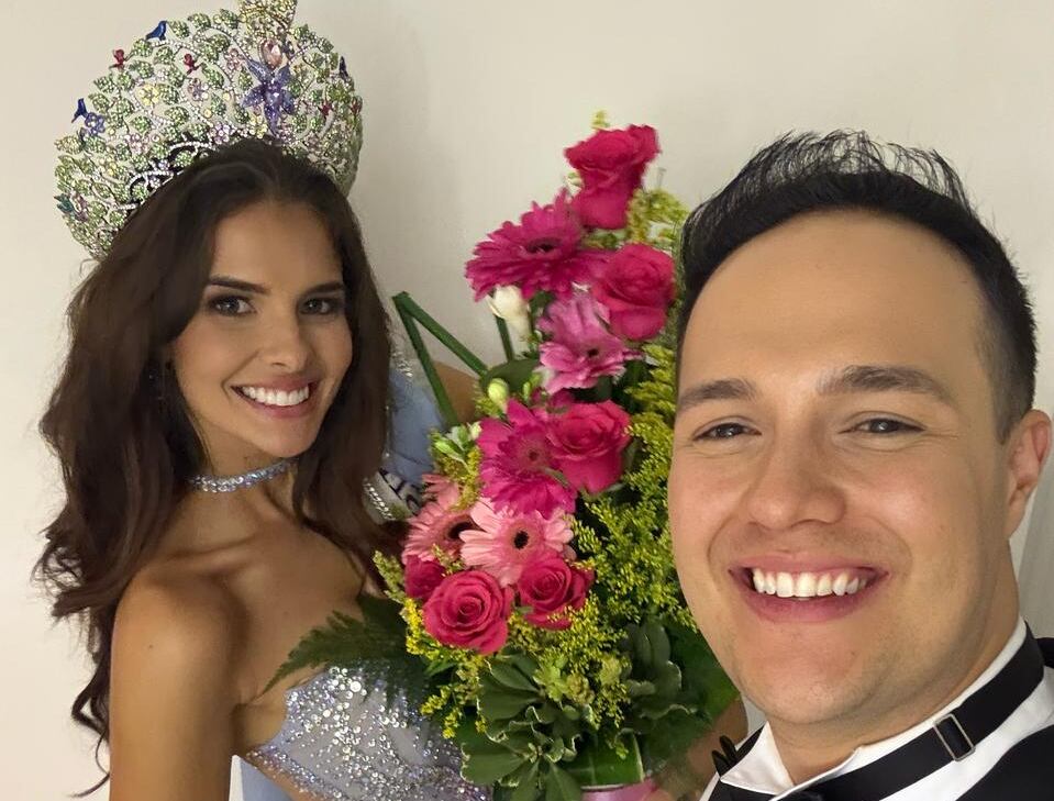 Rafael Pérez y su novia Mahyla Roth, la Miss Universe Costa Rica 2025