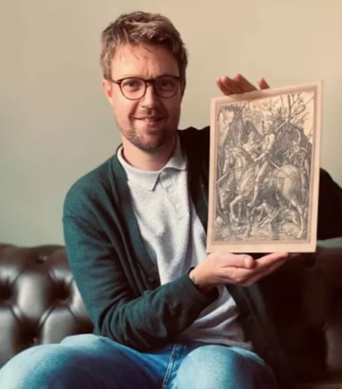 Obra el Caballero fue hallada en un basurero.