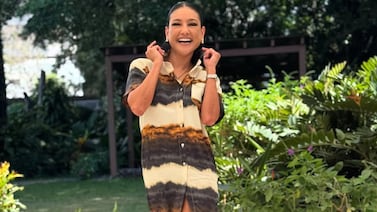 Nancy Dobles fue captada bailando en Limón con reconocido brasileño