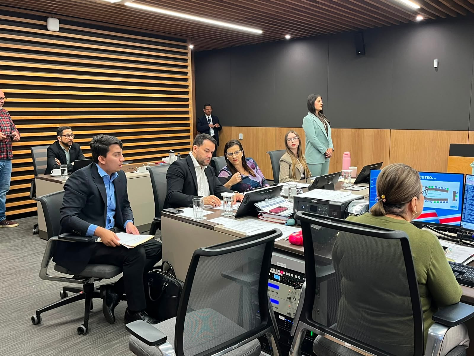 Jorge Araya, magistrado de la Sala Constitucional, en la Comisión de Nombramientos