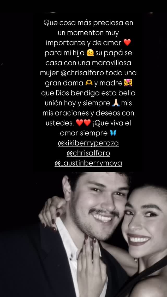 Glenda Peraza reaccionó así a la boda de su exmarido, Austin Berry