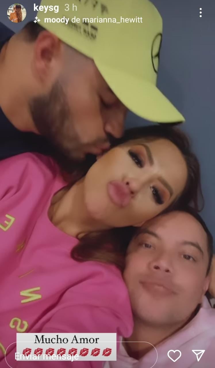 Keyla Sánches, Anthony Ramírez y Pablo Campos