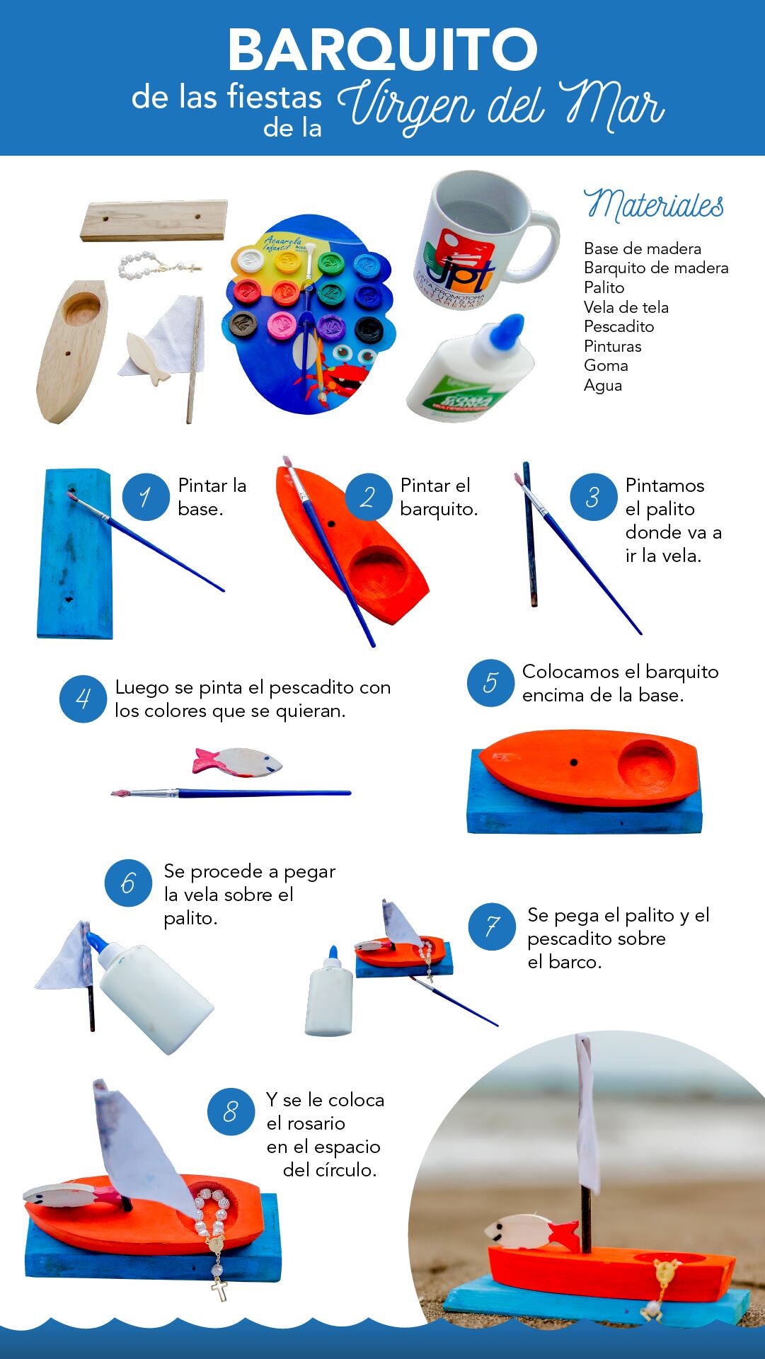 Este 2020 los festejos que celebran los 107 de fe y devoción a la Virgen del Mar serán por medio de las redes sociales por culpa del Covid-19