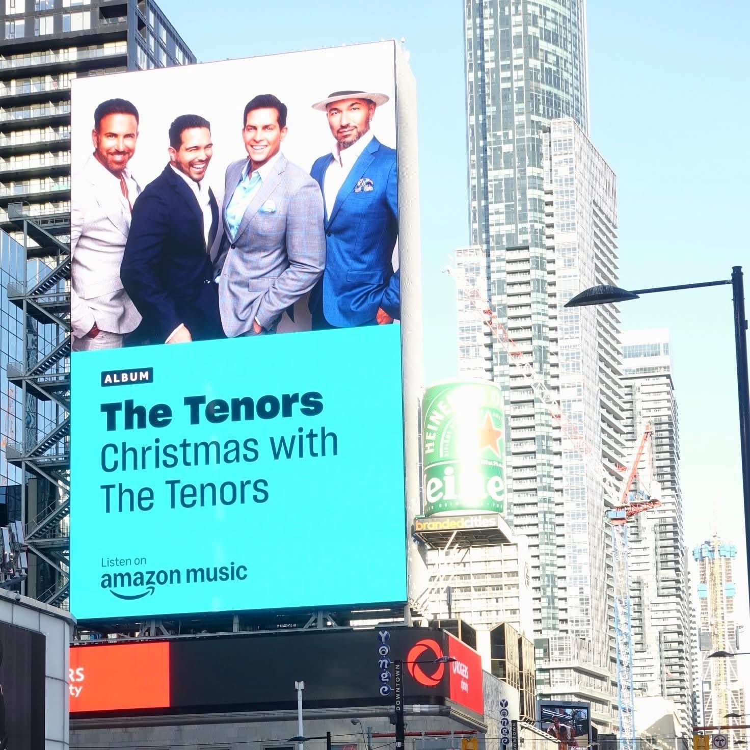 Cantante Eduardo Aguirre, ahora integrante de The Tenors, grupo canadiense