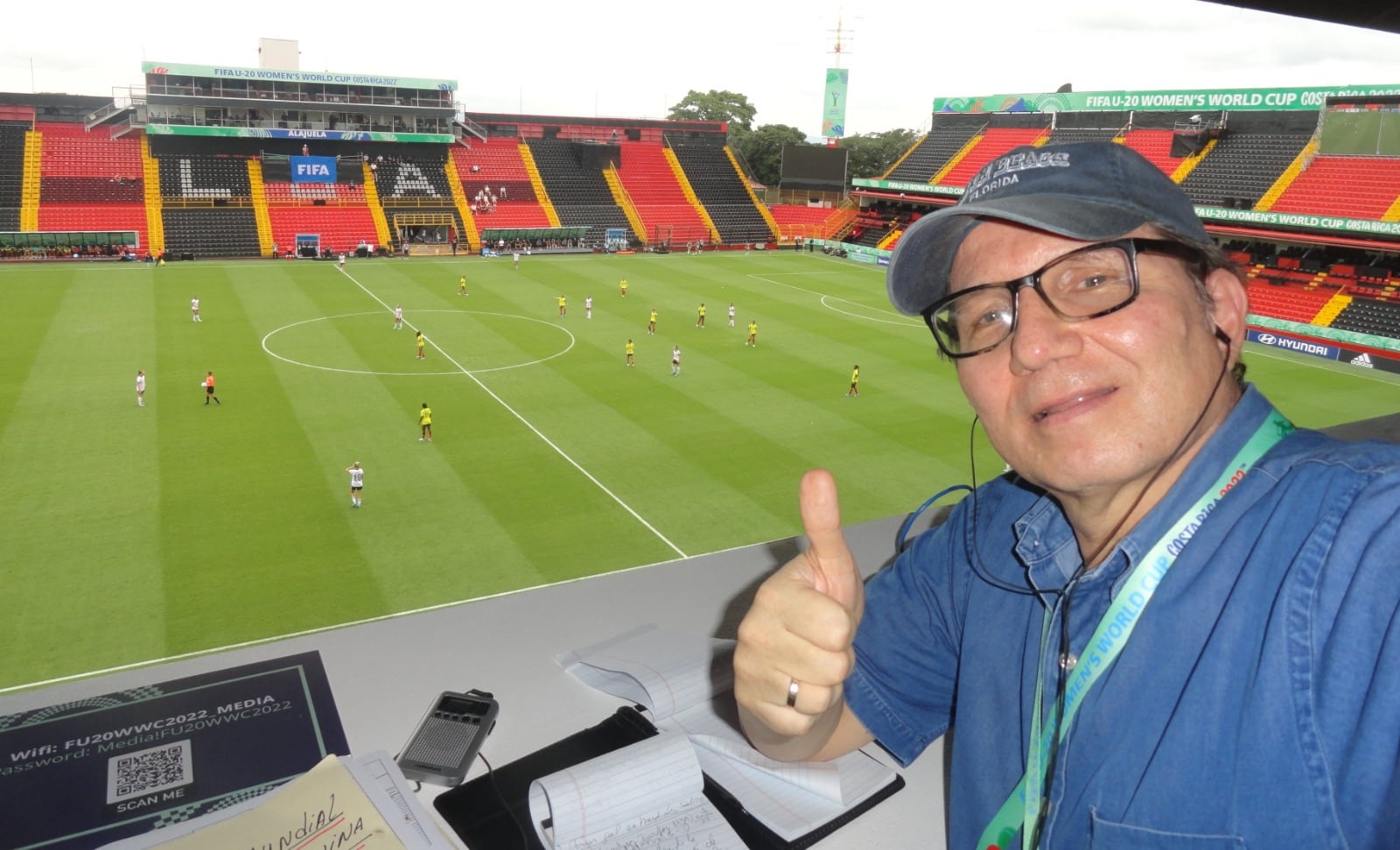 Rodrigo Calvo es el único periodista costarricense que participó en la elección del Balón de Oro 2024. Cortesía.