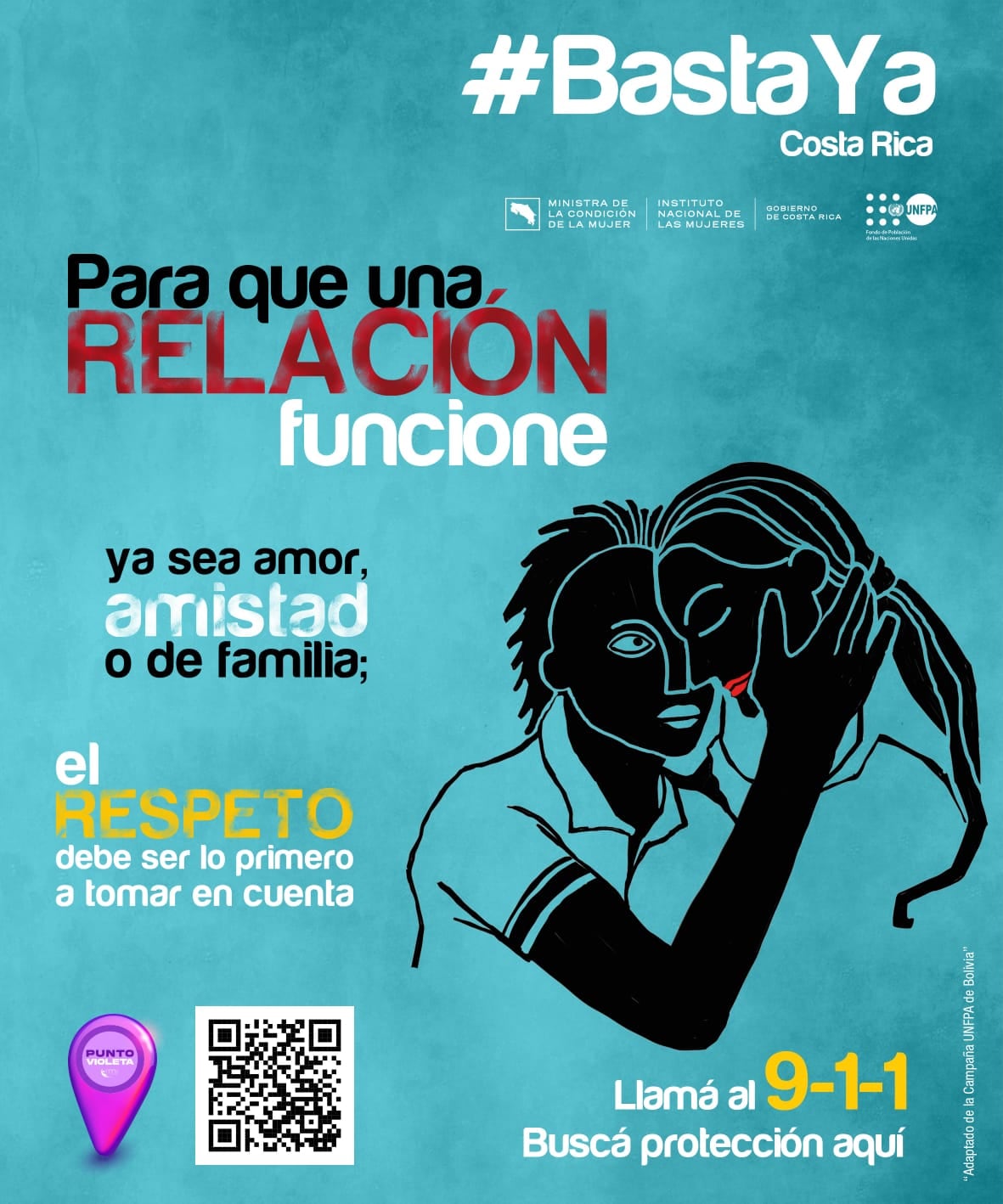 Este viernes 17 de mayo se lanzó la campaña “Basta ya” que busca informar sobre la prevención de la violencia contra las mujeres.