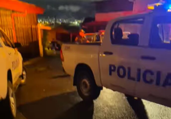 El doble homicidio ocurrió en Monte Alto, en Concepción de Alajuelita. Foto Evolution News.