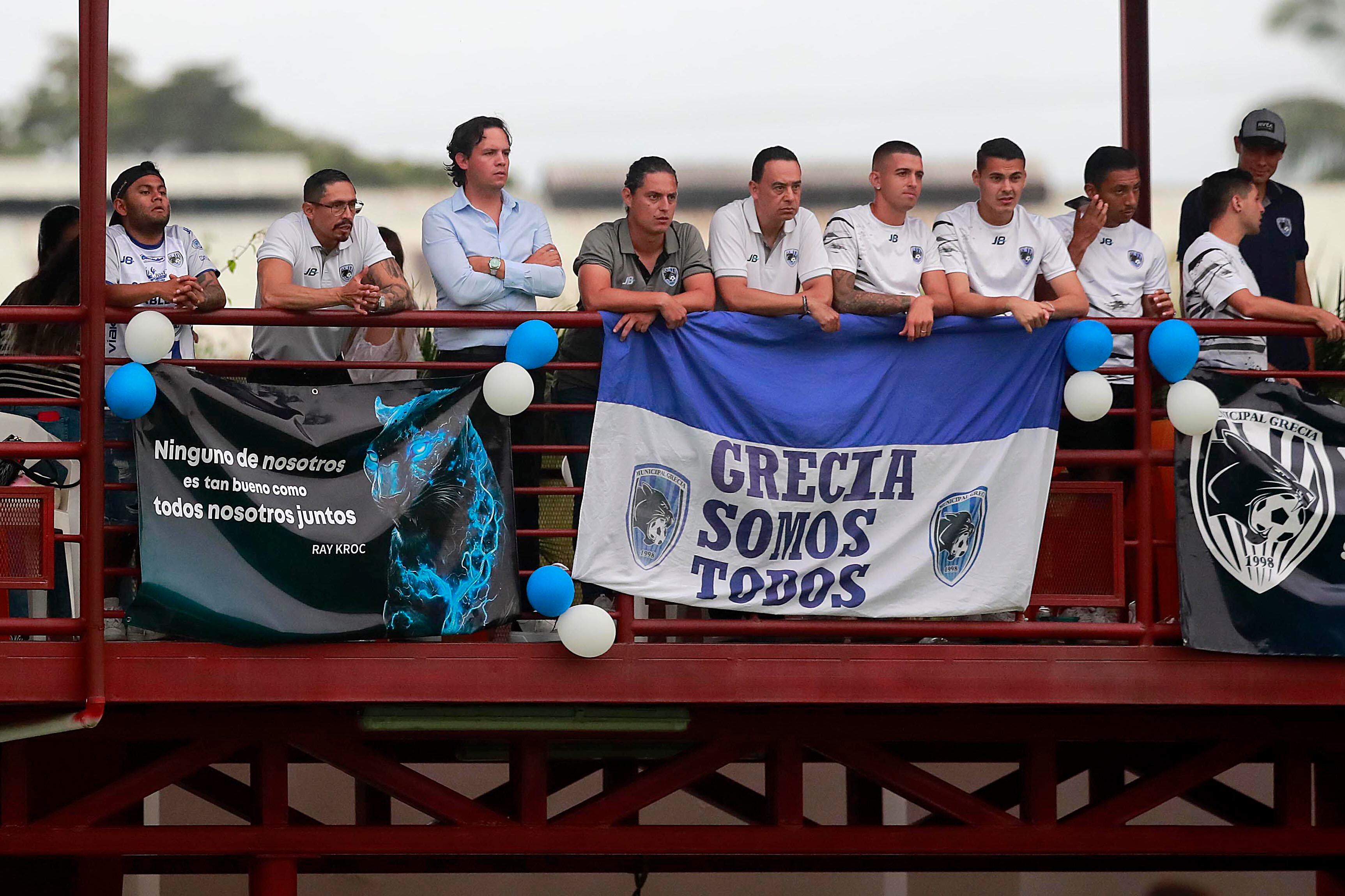 23/11/2023 Estadio Rafael Bolaños, Alajuela. El Municipal Grecia recibió al Deportivo Saprissa, en partido de la jornada 21 del Torneo de Apertura, Liga Promérica 2023.
