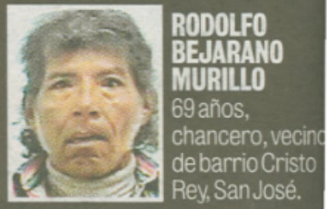 Rodolfo Bejarano fue envenenado