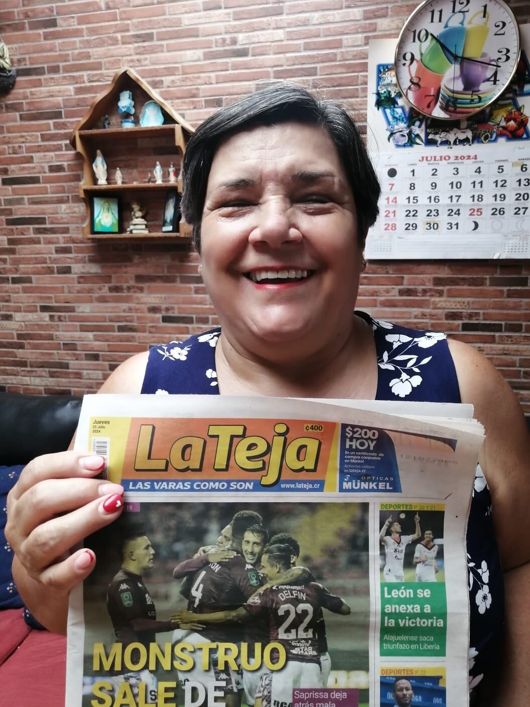 Doña Nadia nunca había