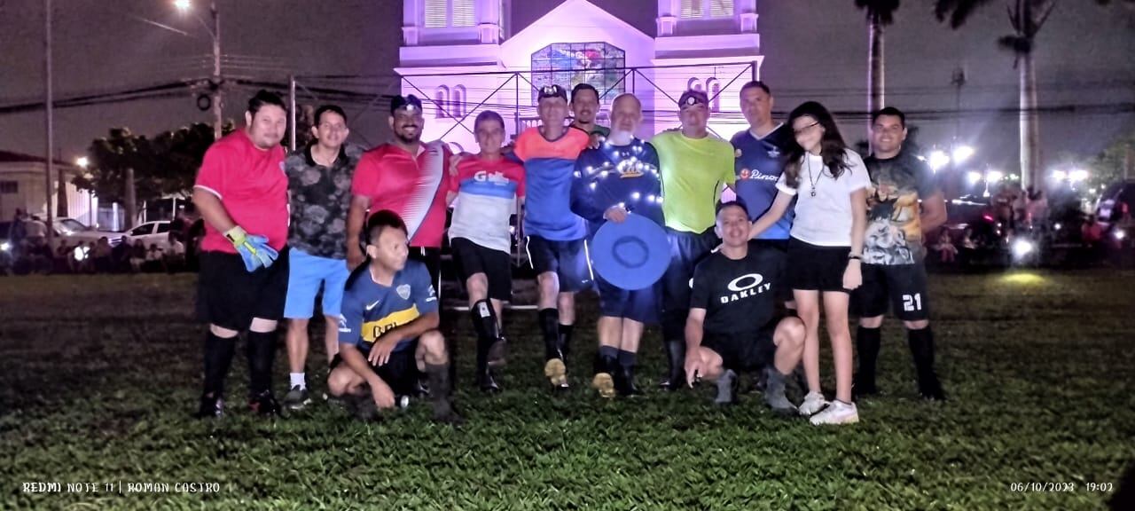 Partido botas con focos