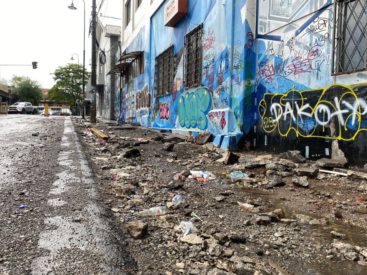 Así se ve la Cali mientras se hacen los arreglos en la Calle 21.