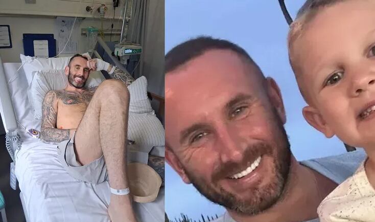 James Bainbridge acudió al médico por un aparente reflujo y terminó con un diagnóstico de cáncer de estómago en etapa avanzada.